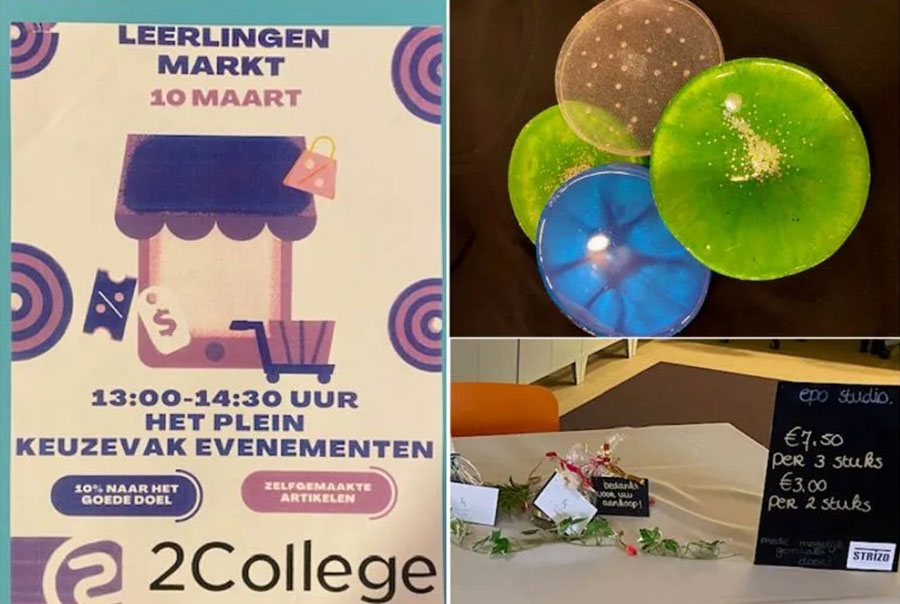 Strizo sponsort epoxymateriaal van KIKA Fonds- Strizo